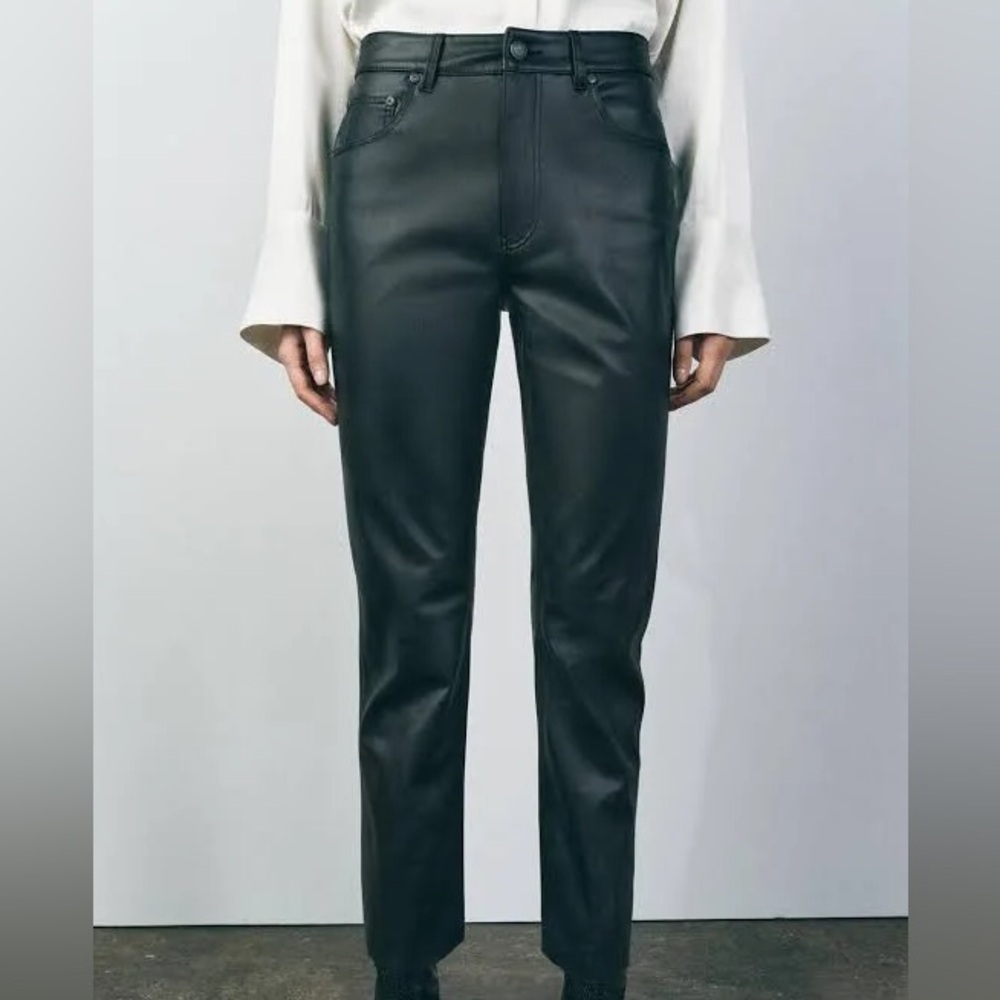 Zara Faux Leather Pants